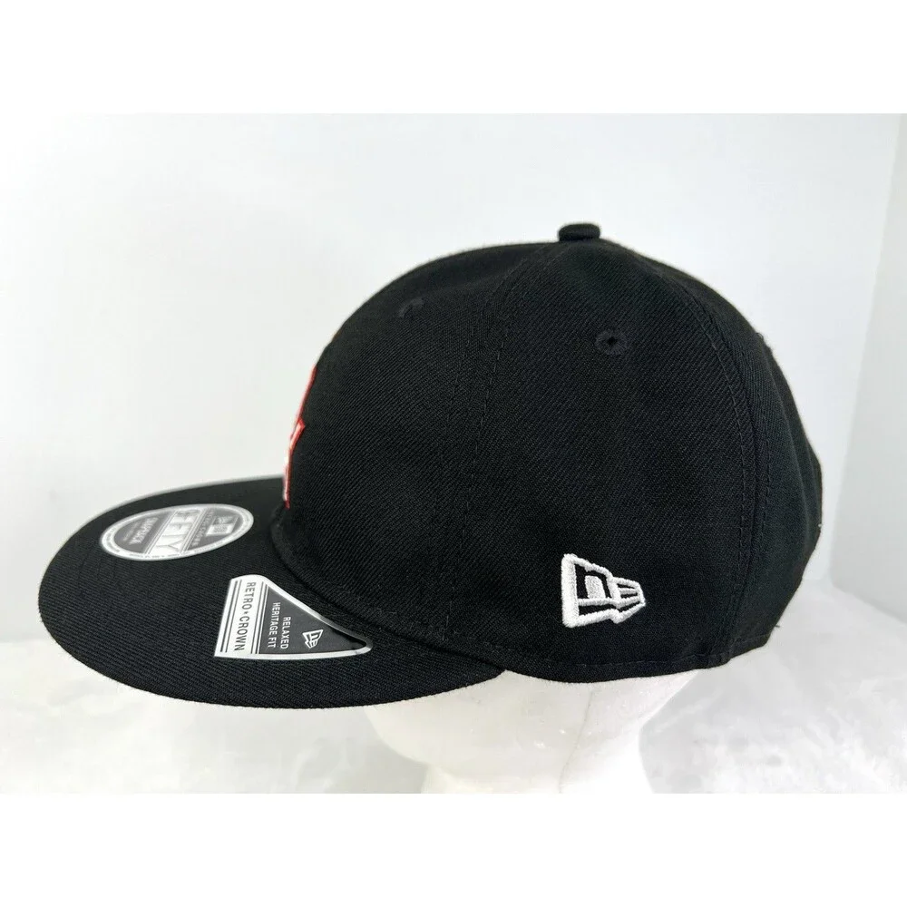 Chicago White Sox New Era Baseball 9FIFTY Hat SnapBack Retro Crown Black S/M